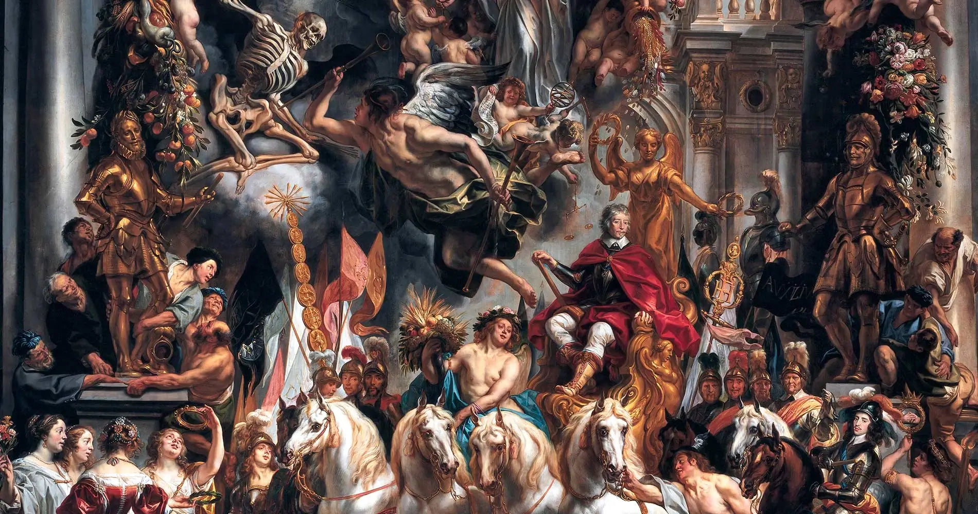 The Triumph of Frederik Hendrik by Jacob Jordaens - Meaning, Symbolism
