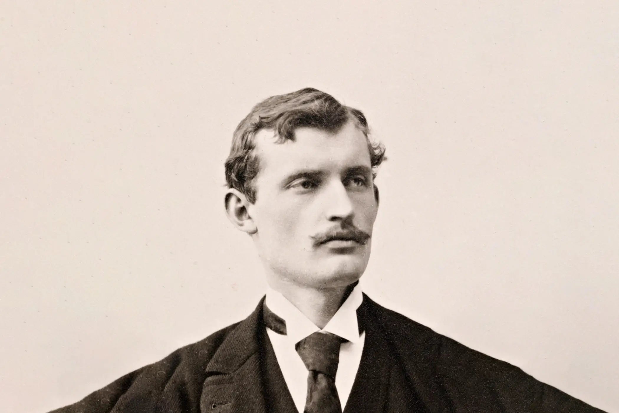 Edvard Munch, Norwegian painter and printmaker, photographed circa 1889.
