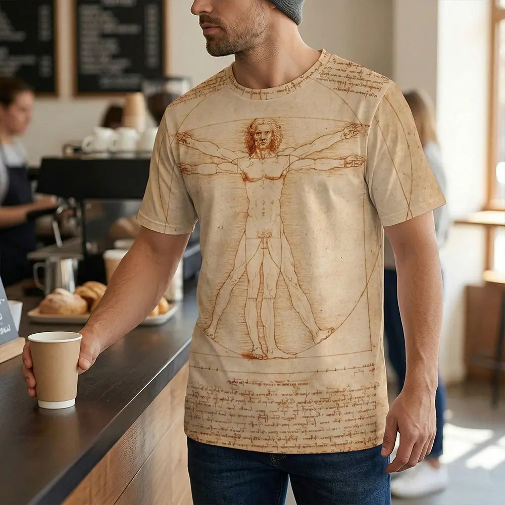 Art T-shirts with famous painting prints