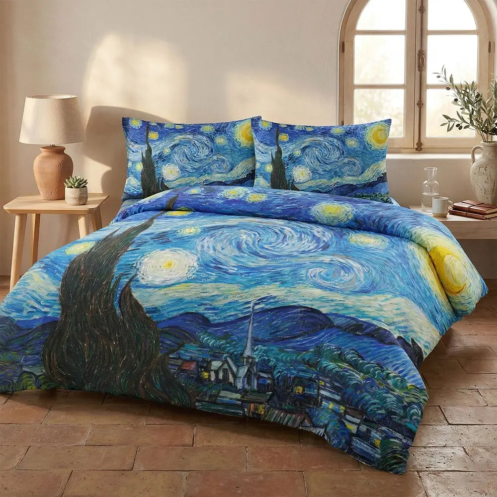 Art duvet covers with famous painting prints