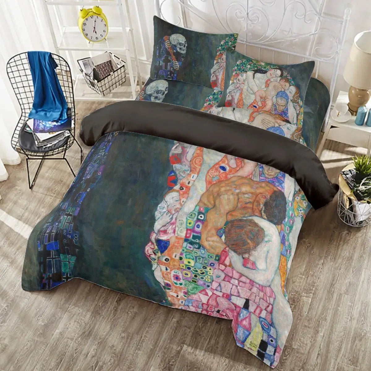 Klimt Tod und Leben Bettbezug