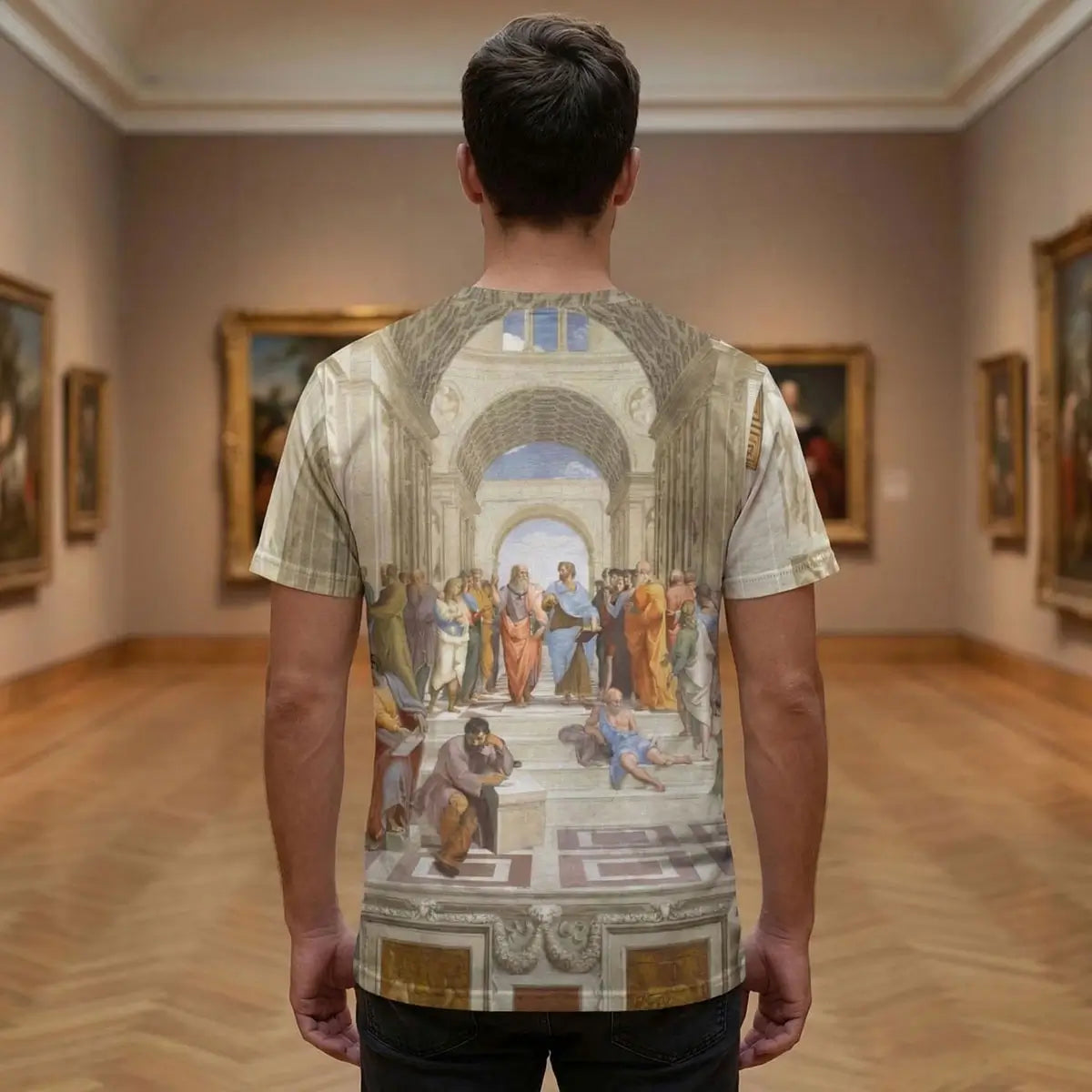 アテネの学堂 Tシャツ | ラファエロ ハイ・ルネサンス