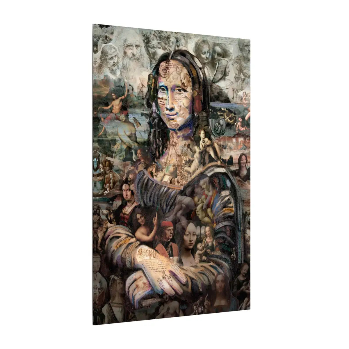 レオナルド・ダ・ヴィンチ モナ・リザ キャンバスプリント 壁掛けアート