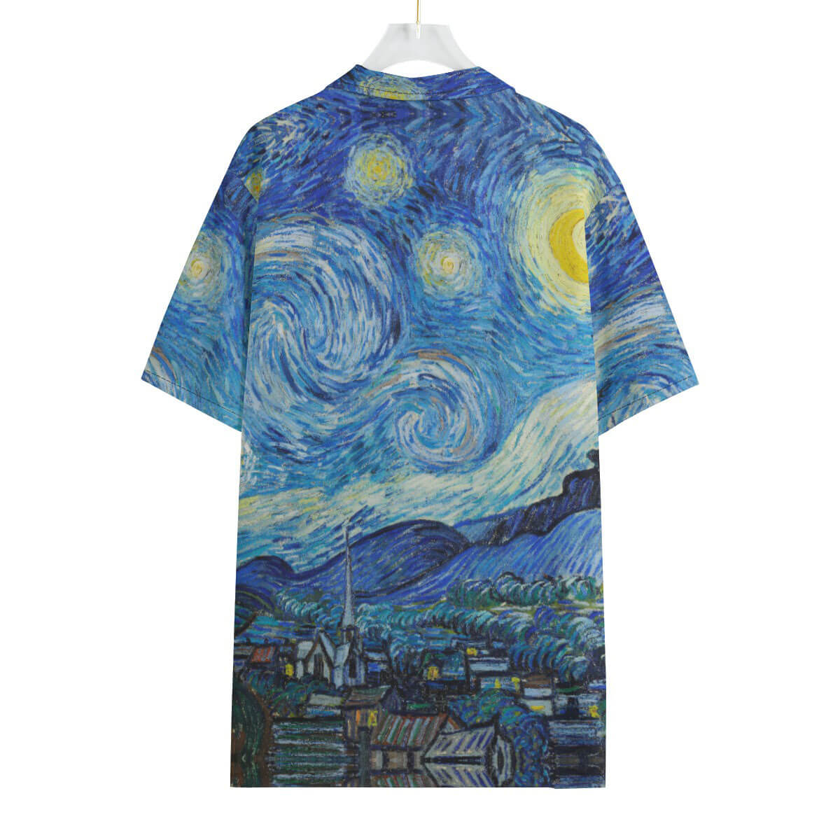 Van Gogh Starry Night Hawaiian Shirt - Wearable Art Print