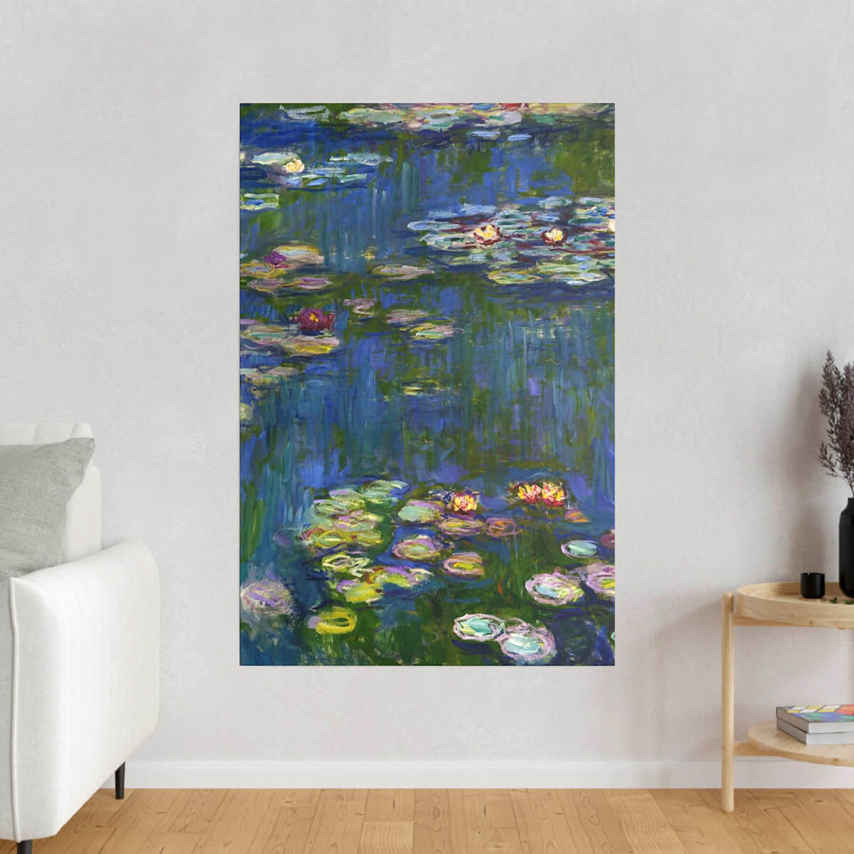 Claude Monet Water Lilies Stretched Canvas Wall Art
