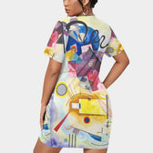 Ropa artística de talla grande con diseño llamativo